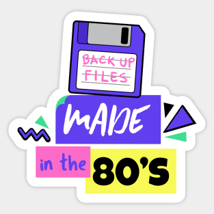 Made in the 80's - 80's Gift Sticker